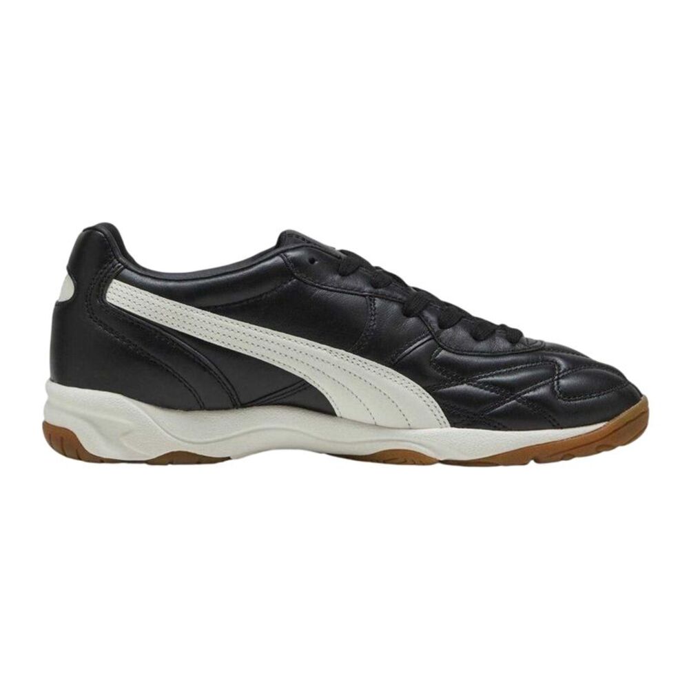 Puma Womens/Ladies King Leather Indoor Soccer Sneakers / Black/White